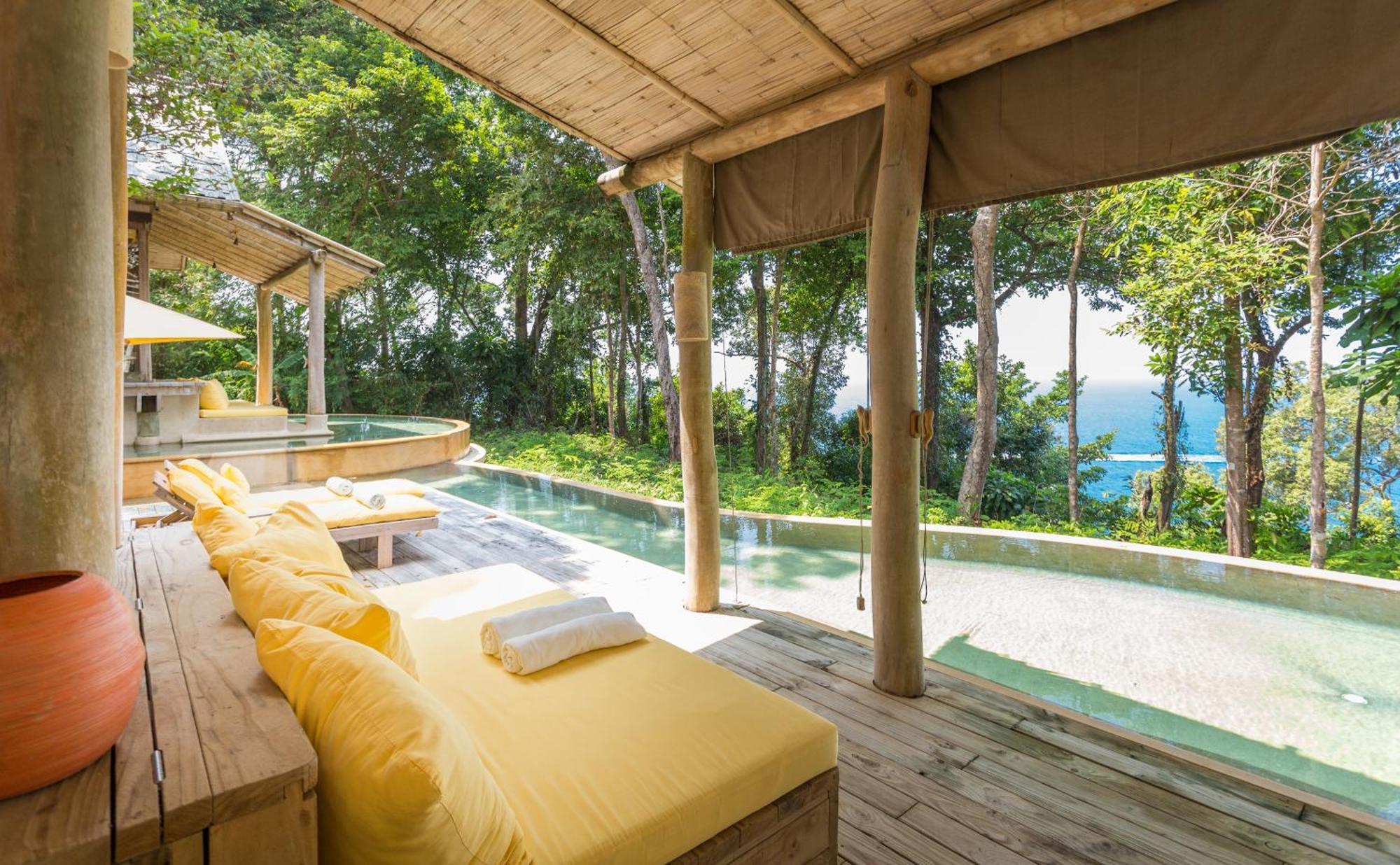 Rifugio con 2 Camere da Letto, Piscina e Vista Tramonto e Oceano