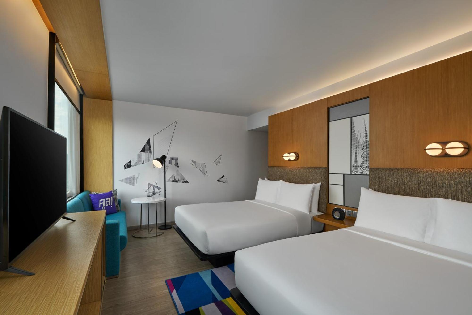 Quarto Queen Loft com 2 Camas Queen-size