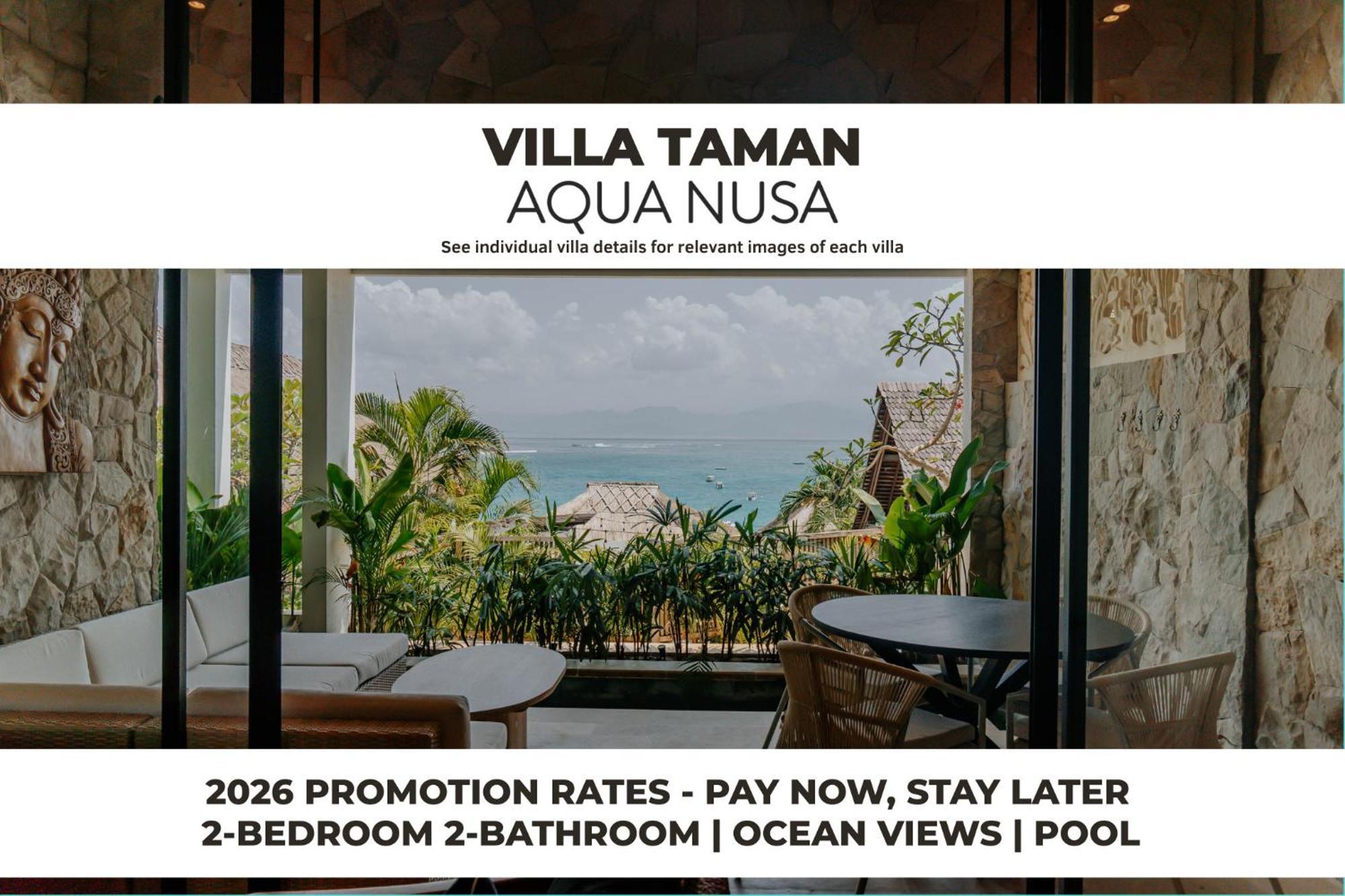 Villa Taman - Two-Bedroom Villa With Private Pool and Ocean View