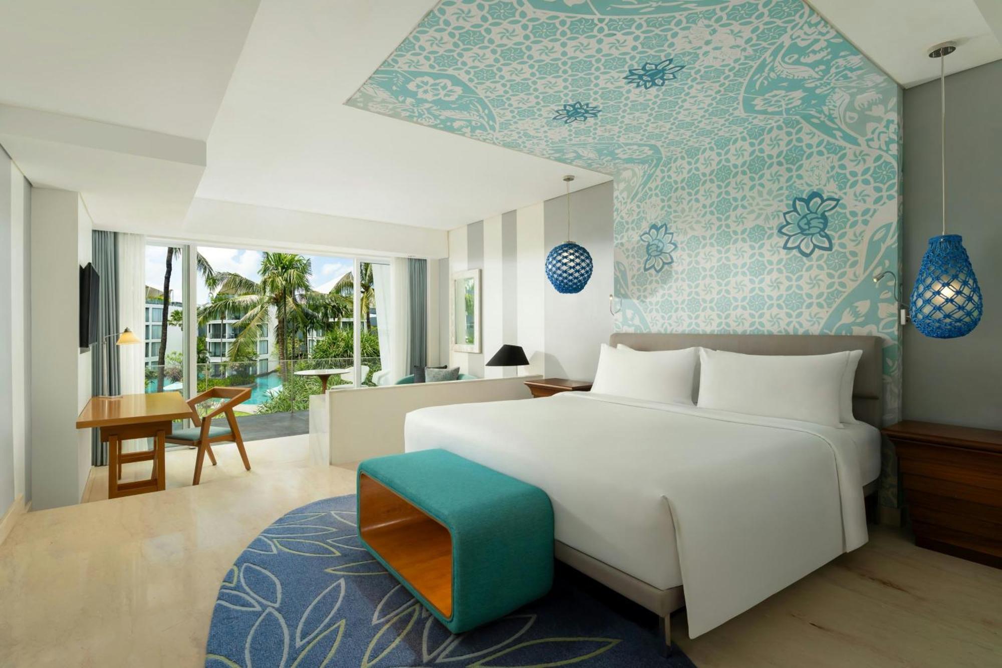 Deluxe Room King Bed Lagoon View Resort Activities Kids Club Access & 2 Minutes Walk To Jimbaran Beach