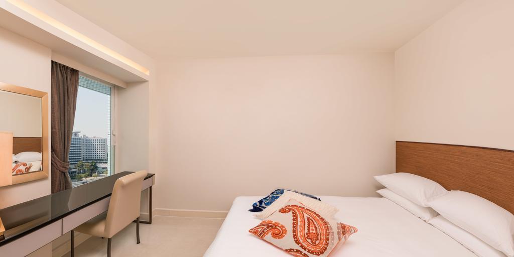 Angebot: 28 aufeinanderfolgende Übernachtungen in einer Suite für 4 Personen mit 2 Schlafzimmern und Stadtblick.