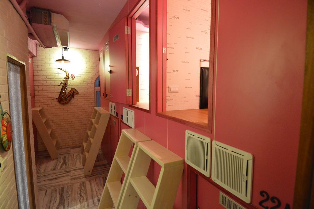 Double Bed in Female Dormitory Room with Shared Bathroom