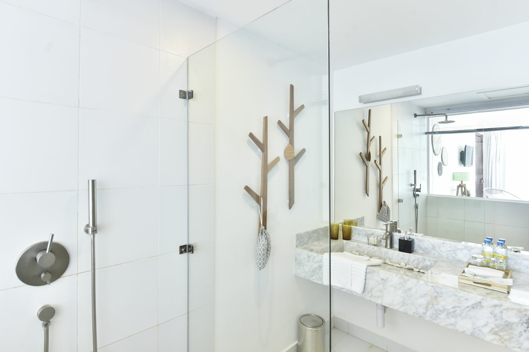 Deluxe Zweibettzimmer mit Terrasse und Meerblick