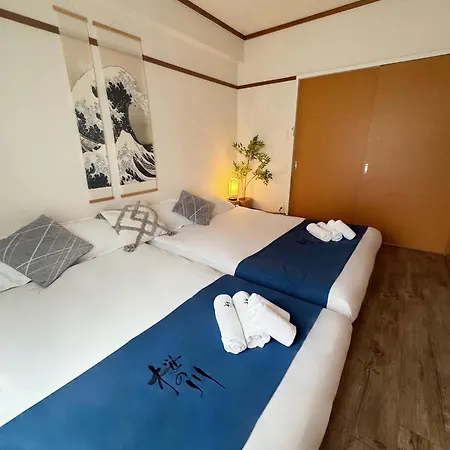 桜の川5 晴空塔巴士直达 免费wifi 1楼便利店 4人房丨asakusa Skytree Bus Direct Convenience Store 1Floor 4 People-3