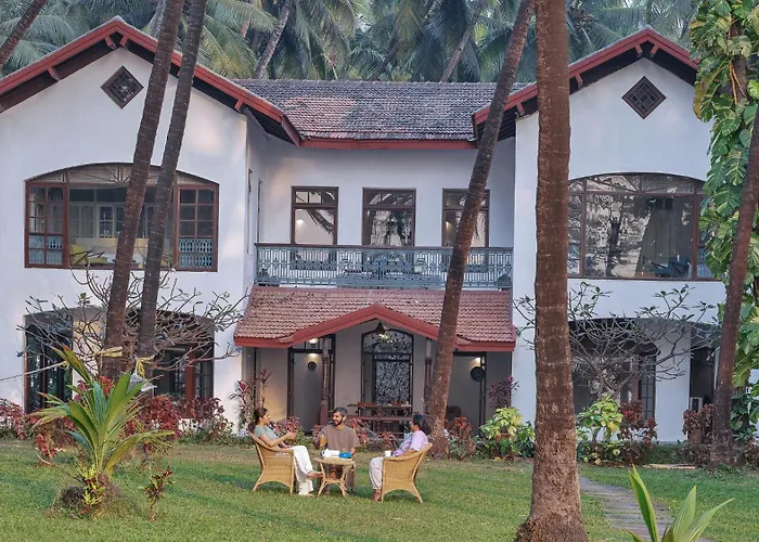 Saffronstays Thalassea - 4Bhk Beachfront Villa With Lawn & Private Beach Access Alibag