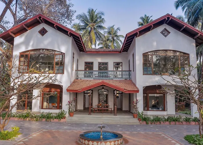 Saffronstays Thalassea - 4Bhk Beachfront Villa With Lawn & Private Beach Access